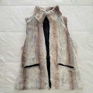 Soft, Faux Fur, Zipup Vest